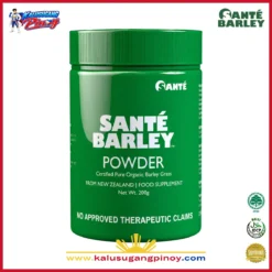 Kalusugang Pinoy Santé Barley Organic Canister Without Stevia Pure New Zealand Barley Grass