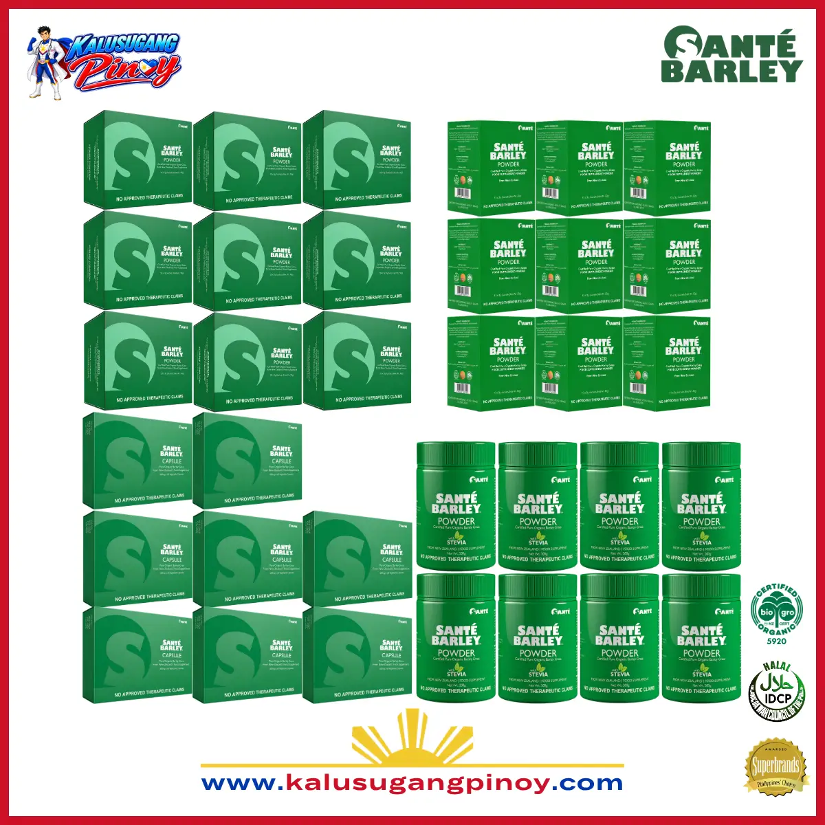 Santé Barley Extreme Pack Advanced Business Package